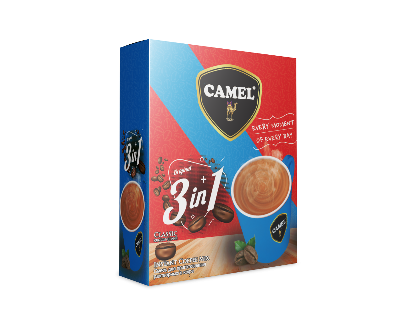 Camel 3in1 Coffee Premix Classic 15gx10pcsx12 Kutu – İpek Gıda